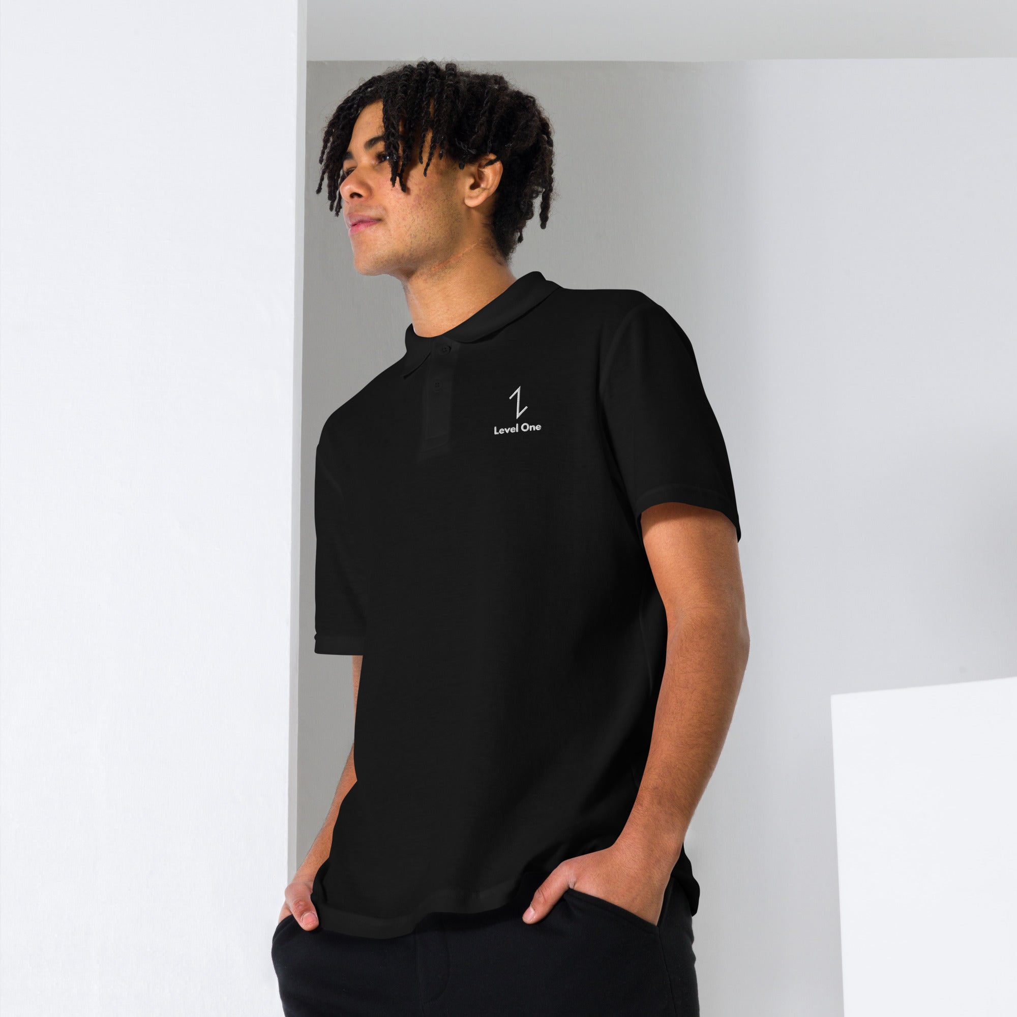 Mens Cotton Fitted Polo