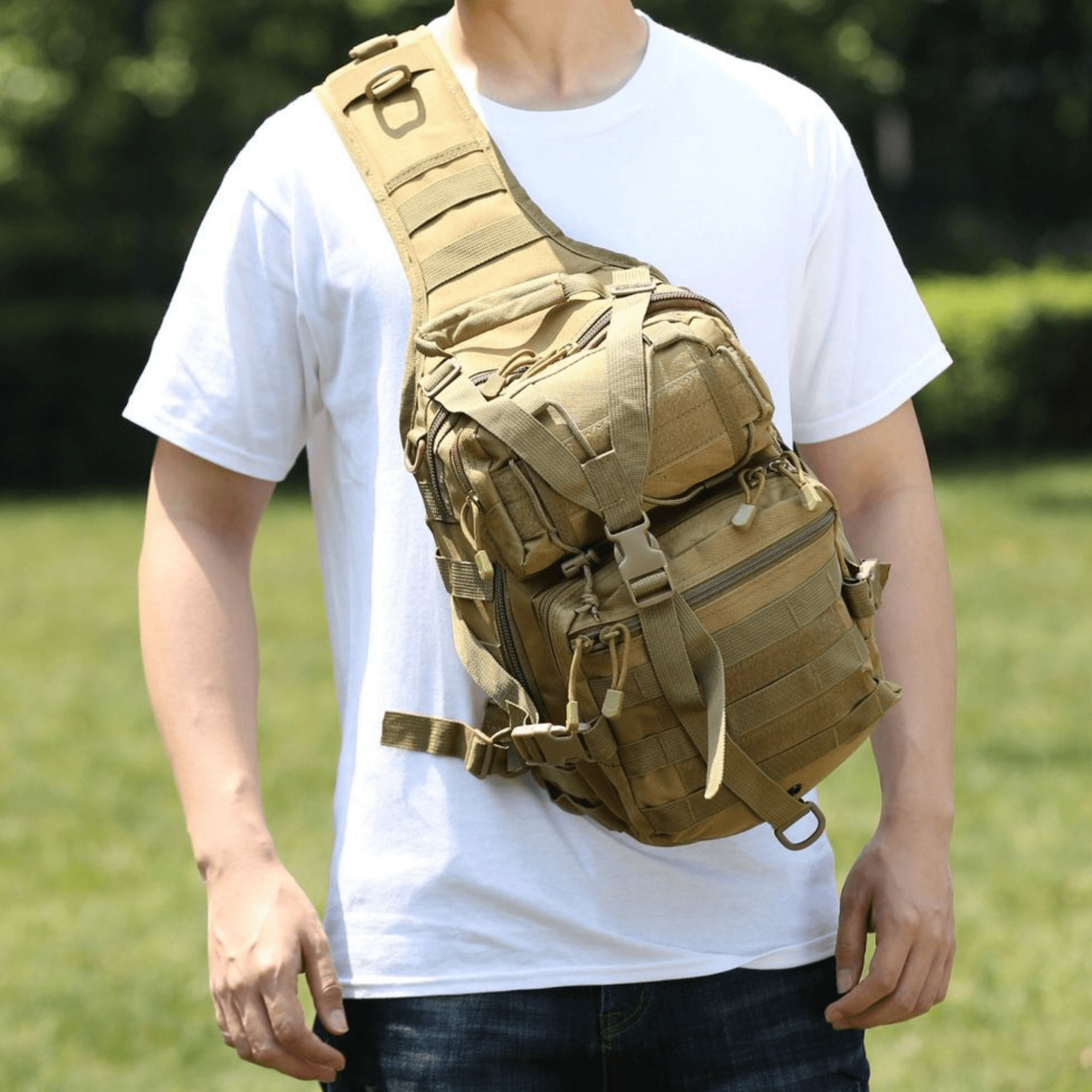 Tactical 15L Sling Travel Backpack